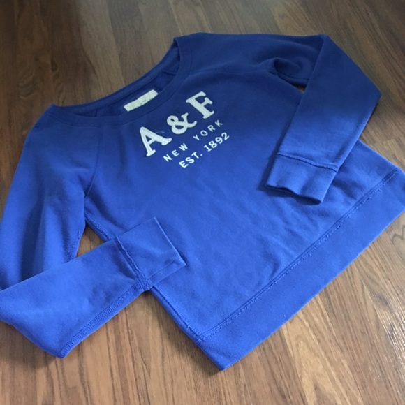 Abercrombie & Fitch blue size s sweatshirt - Picture 4 of 6